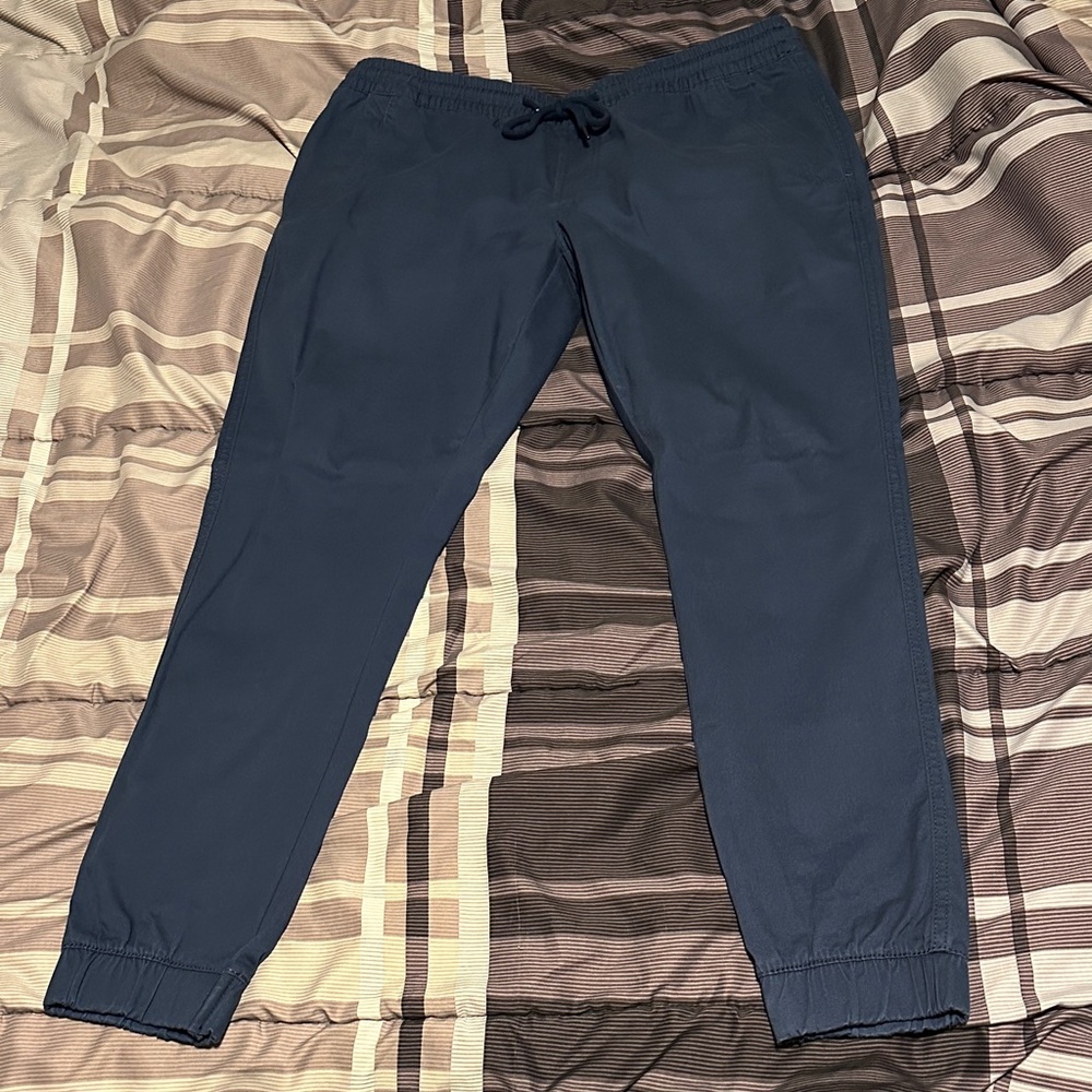 Buffalo David Bitton Pants Mens W34 Zayne X Slim Comfort Blue Jogger Casual Fit
